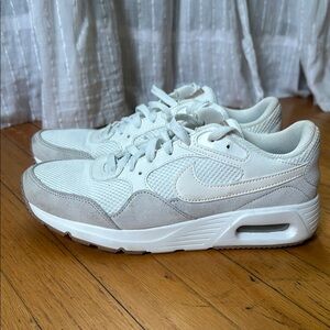 Nike Air White and Gray Sneakers
